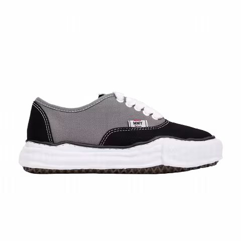 Maison Mihara Yasuhiro Baker OG Sole Bicolor Canvas Low 'Black Grey'