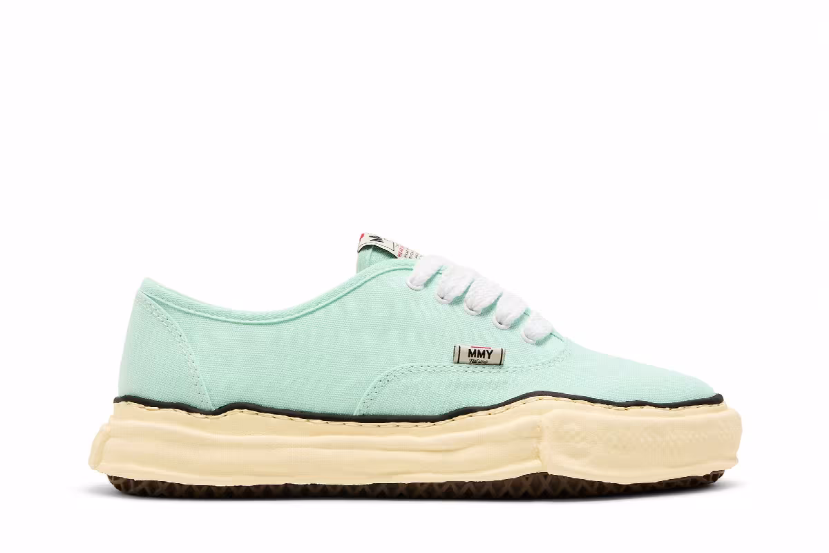Maison Mihara Yasuhiro Baker OG Sole Vintage Canvas Low Light Blue, view 2