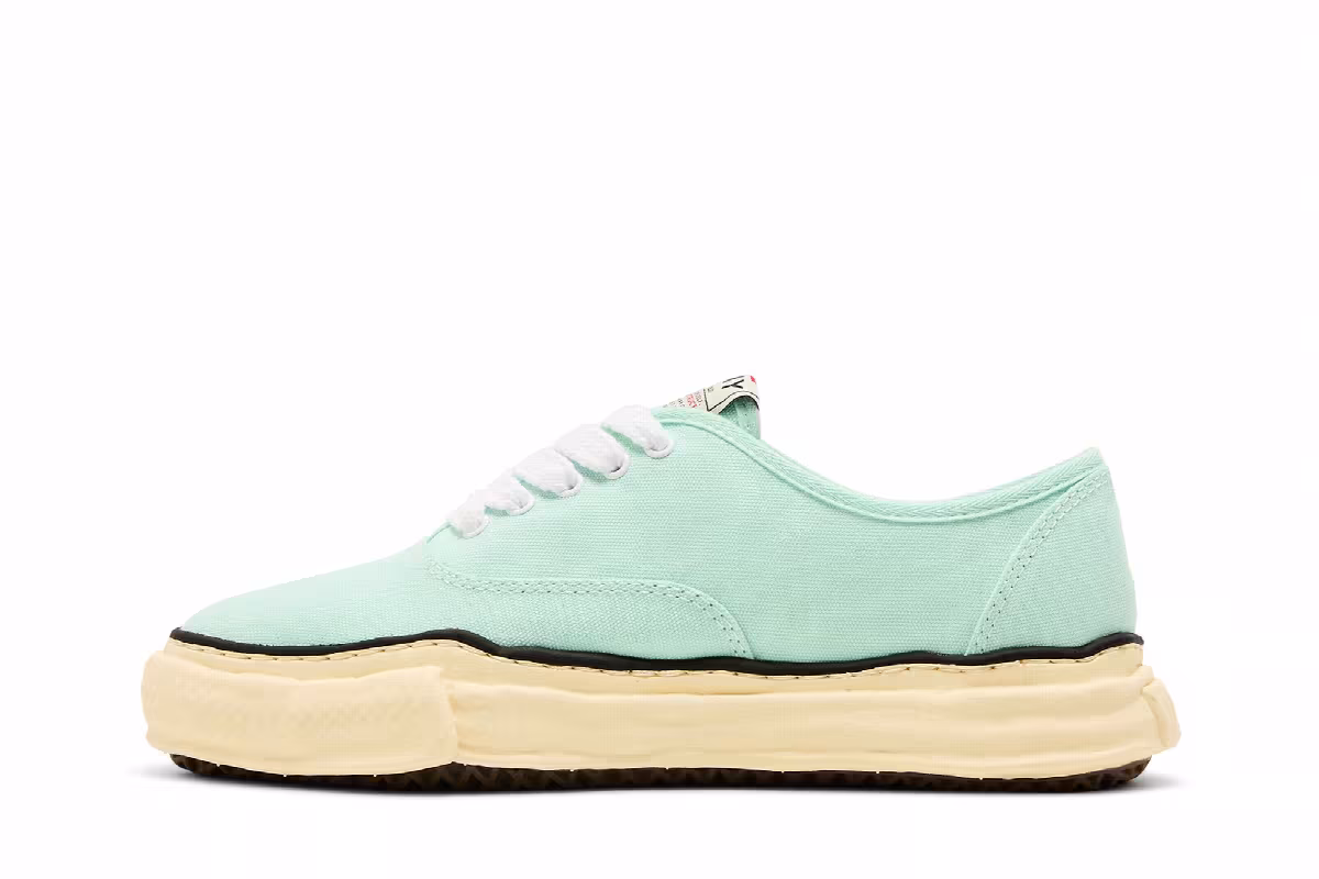 Maison Mihara Yasuhiro Baker OG Sole Vintage Canvas Low Light Blue, view 4