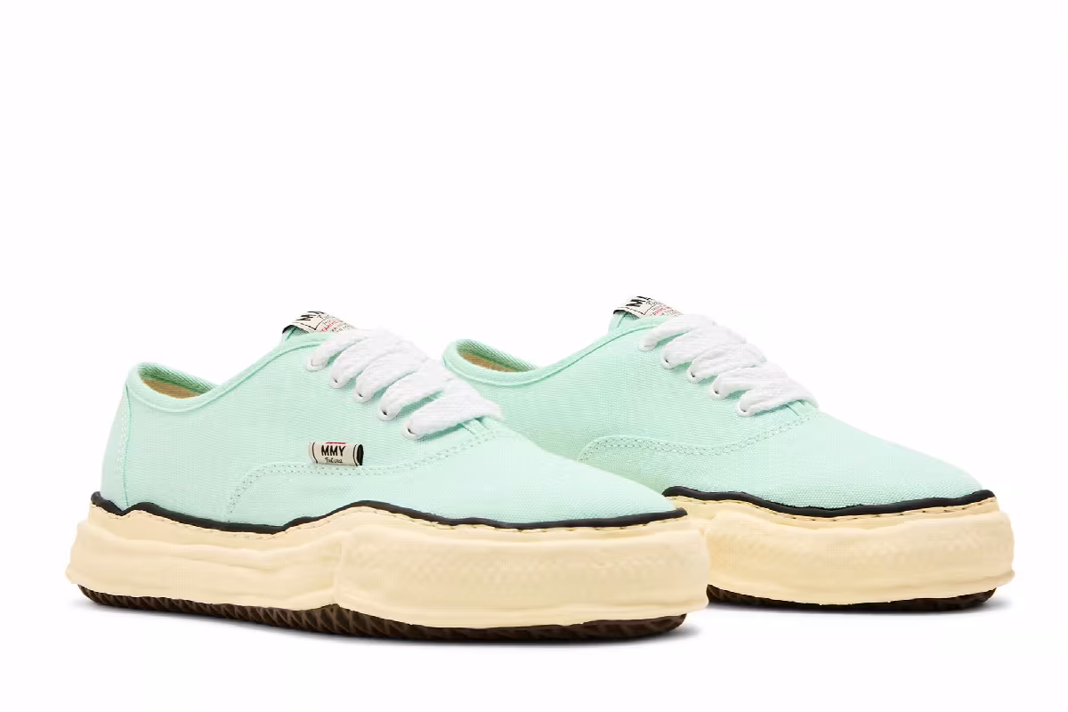 Maison Mihara Yasuhiro Baker OG Sole Vintage Canvas Low Light Blue, view 9