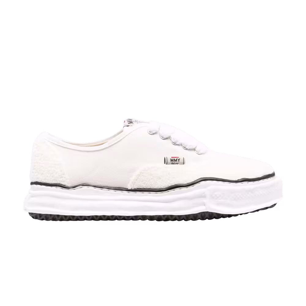 Maison Mihara Yasuhiro Baker OG Sole Sagara Embroidery Low White