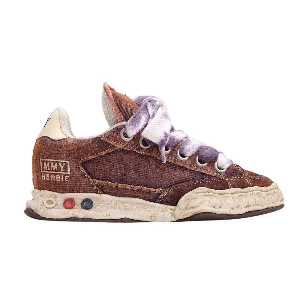 Maison Mihara Yasuhiro Herbie Puffer OG Sole Washed Denim Low Purple