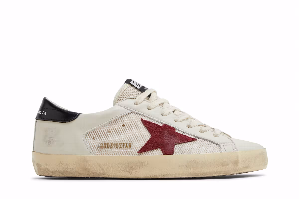 Golden Goose Superstar White Pomegranate Black, view 2