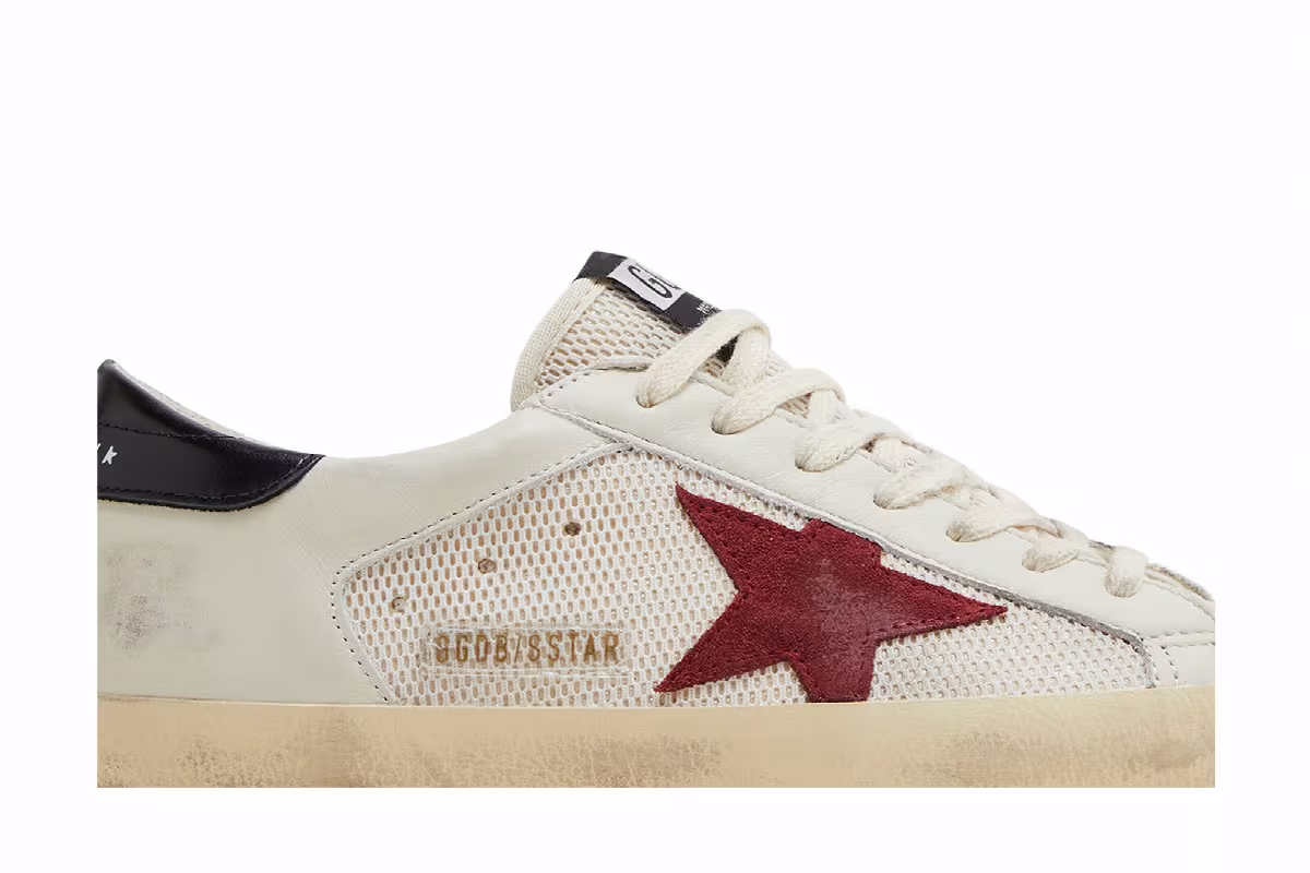 Golden Goose Superstar White Pomegranate Black, view 3