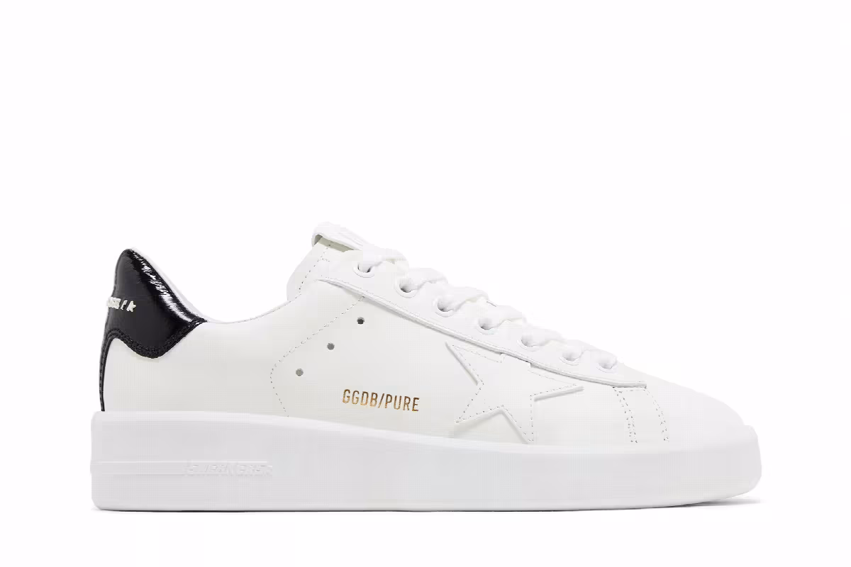 Golden Goose Women's Purestar Optical White Black, view 2