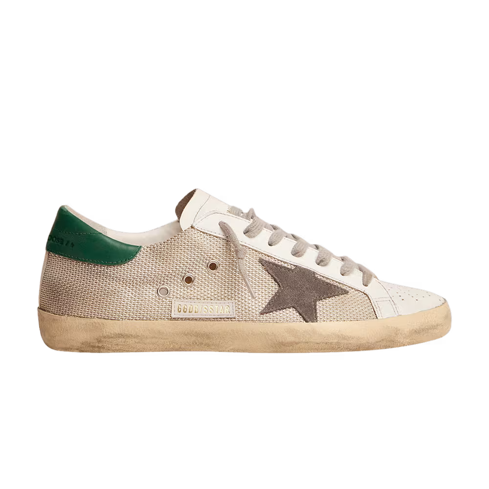 Golden Goose Superstar Light Silver Green