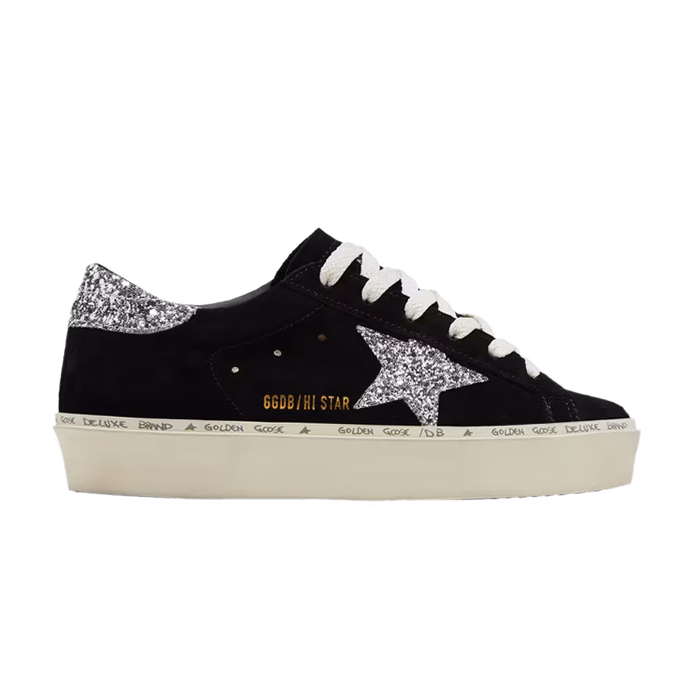 Golden Goose Women's Hi Star Black Silver