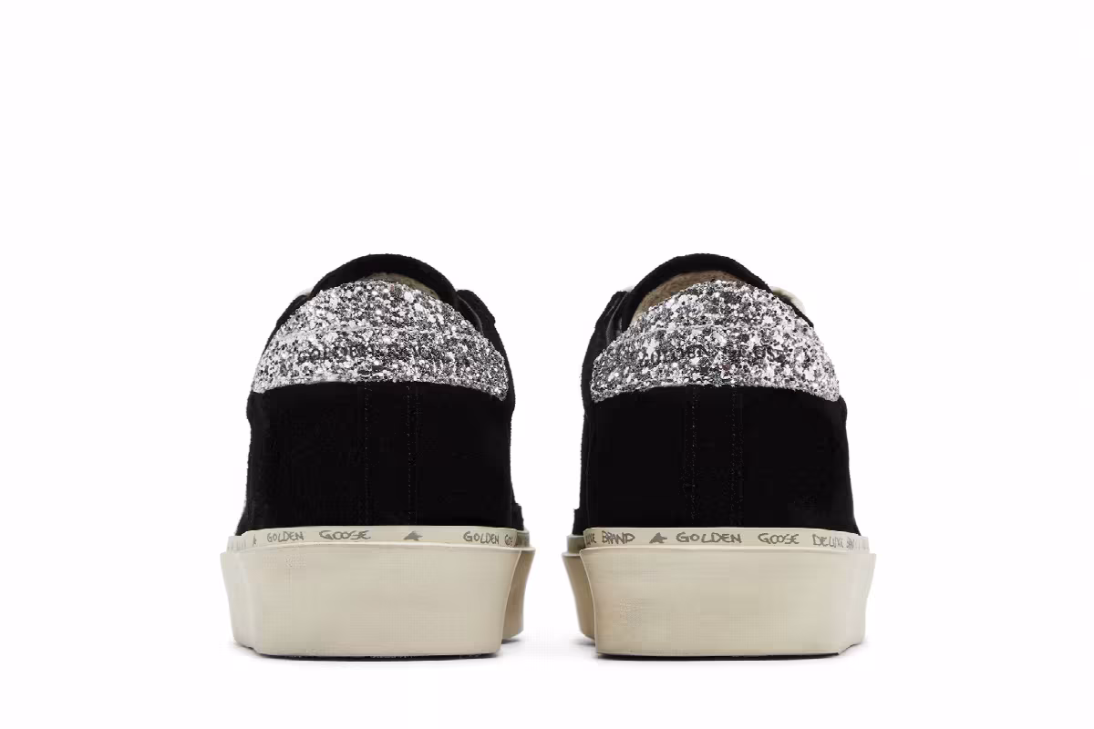 Golden Goose Women's Hi Star Black Silver, view 7