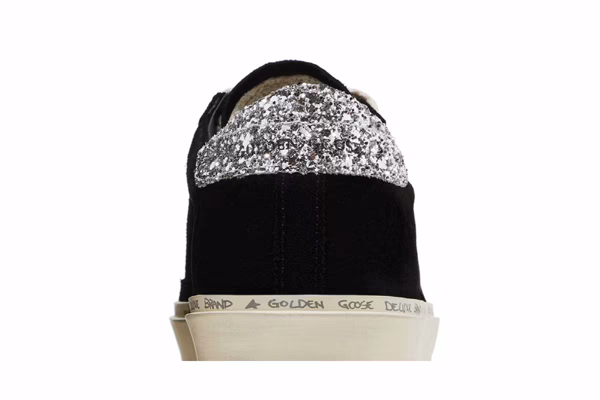 Golden Goose Women's Hi Star Black Silver, view 8