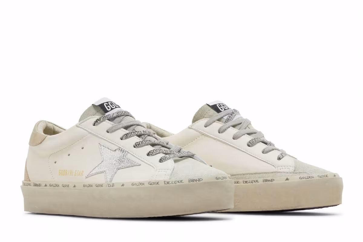 Golden Goose Women's Hi Star White Ice Platinum, view 9