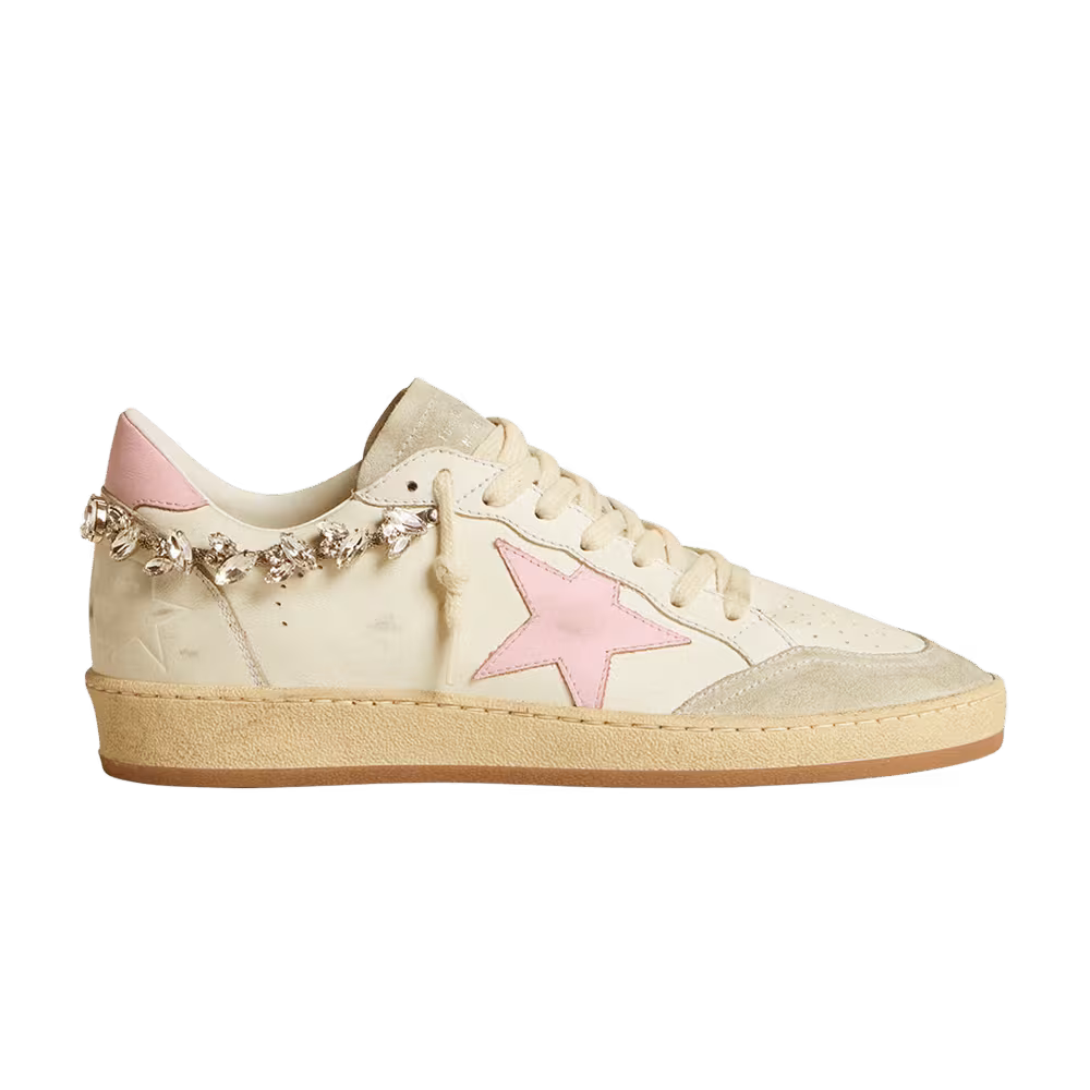 Golden Goose Women's Ball Star White Crystal Chain
