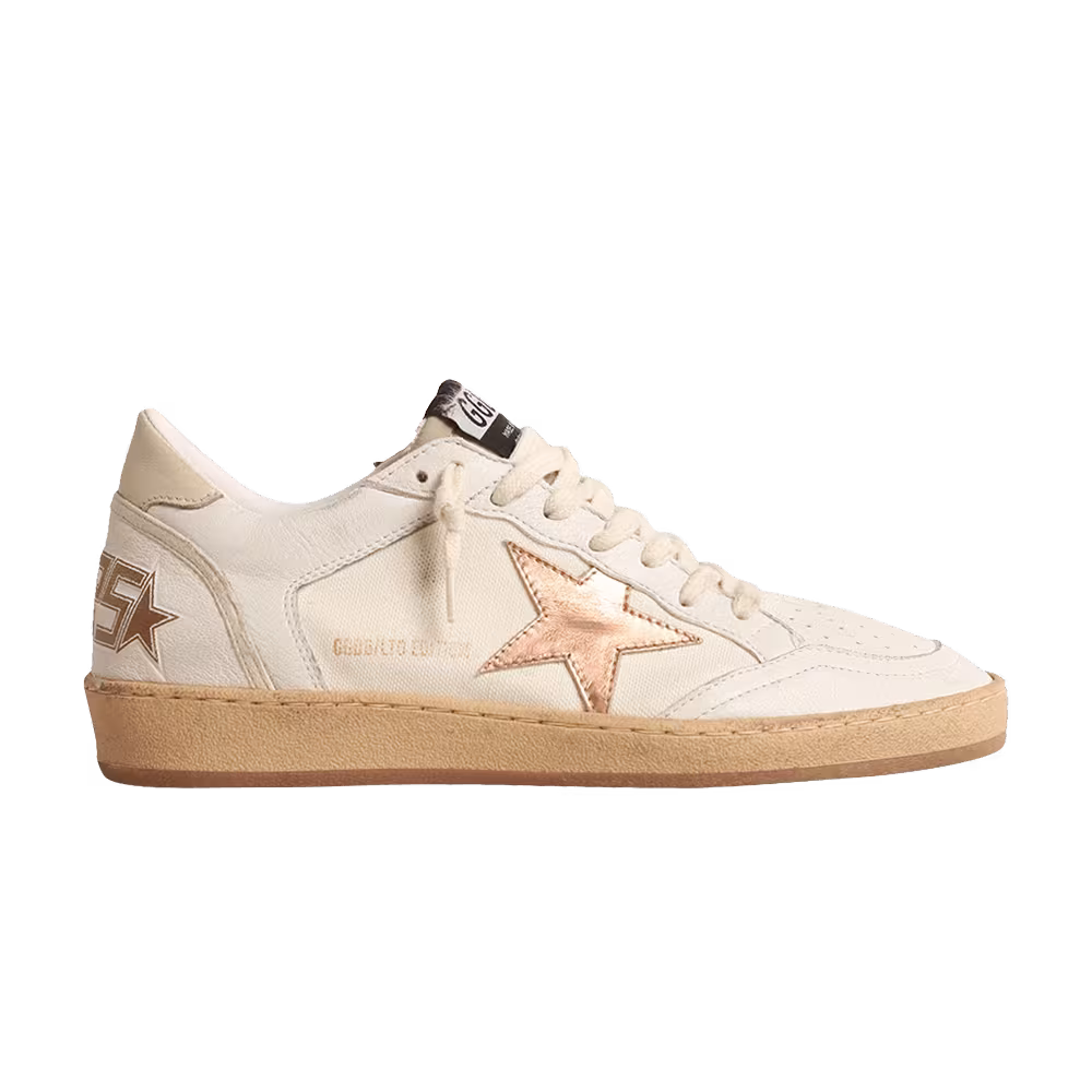 Golden Goose Women's Ball Star LTD Milk White Bronze Metallic