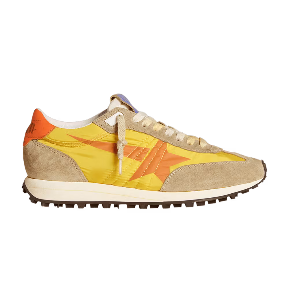 Golden Goose Women's Marathon Grey Yellow Orange