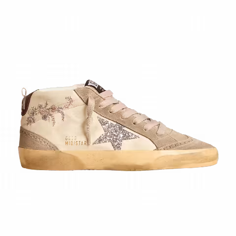 Golden Goose Wmns Mid Star 'Floral Embroidery'