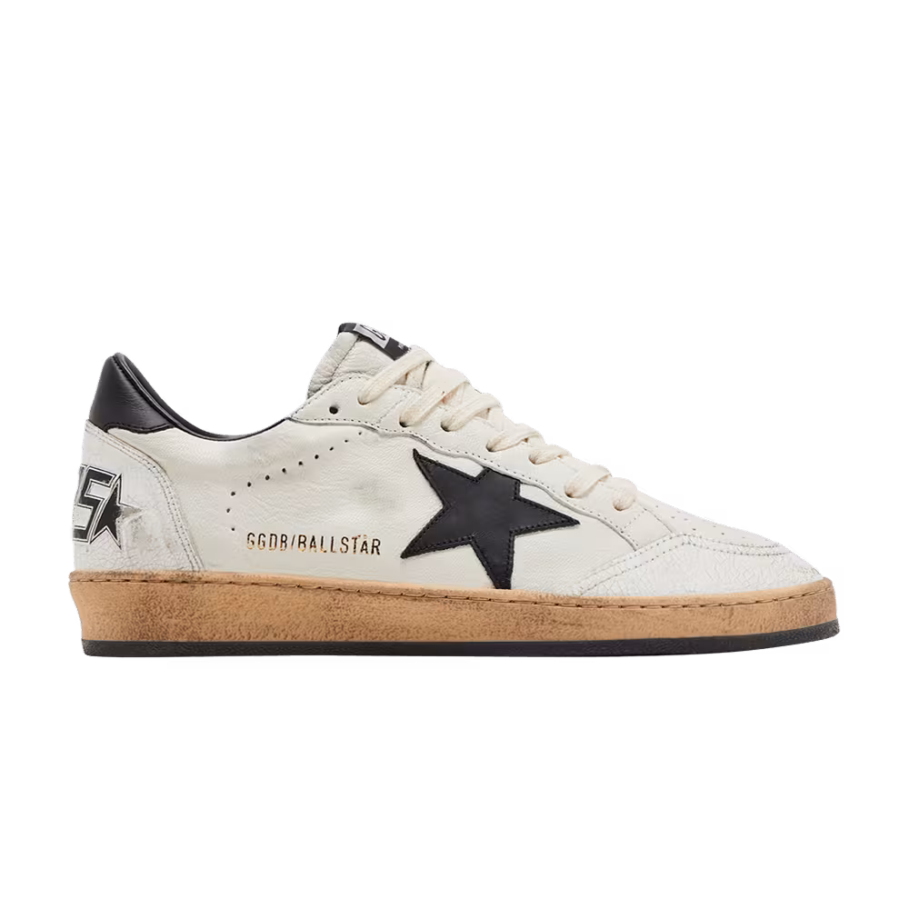 Golden Goose Ball Star White Black