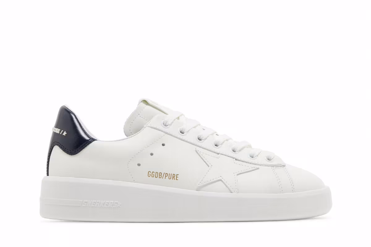 Golden Goose Purestar White Navy, view 2