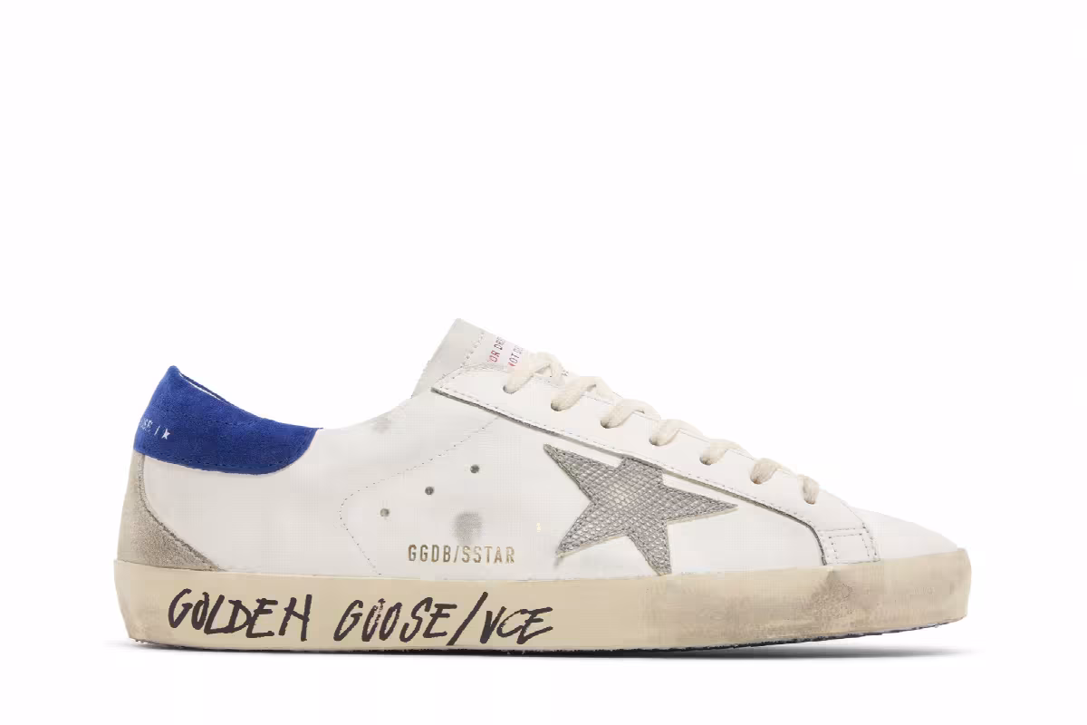 Golden Goose Superstar Snakeskin - White Blue, view 2