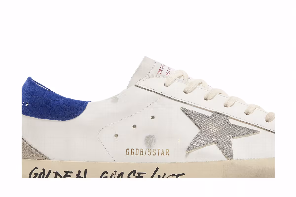 Golden Goose Superstar Snakeskin - White Blue, view 3