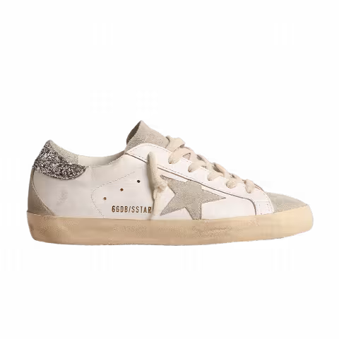 Golden Goose Wmns Superstar 'White Ice Silver Glitter'