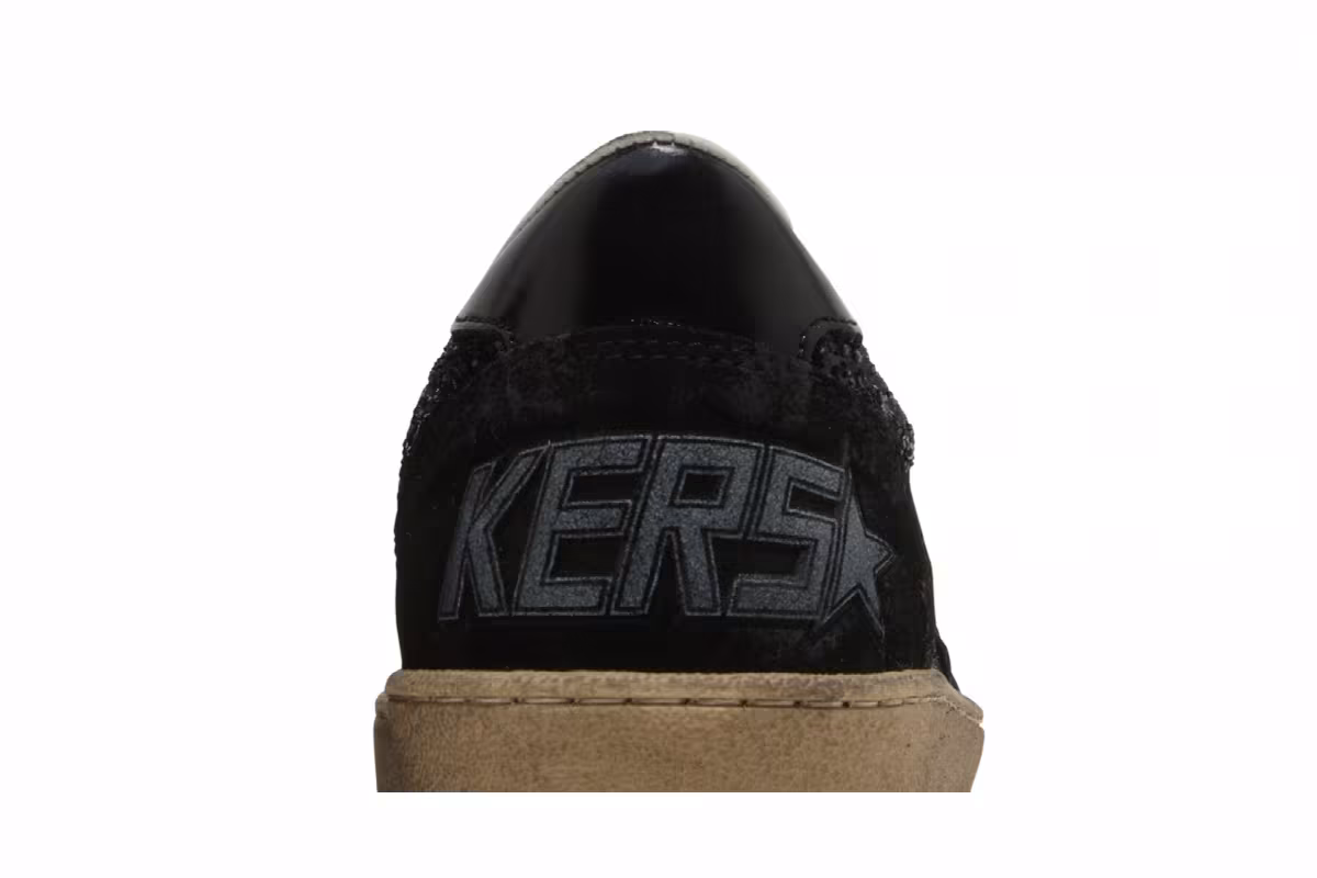 Golden Goose Women's Ball Star Black Glitter, view 8