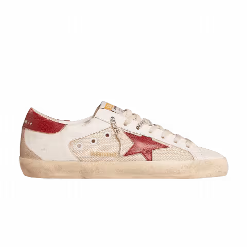 Golden Goose Superstar 'White Red Mesh'