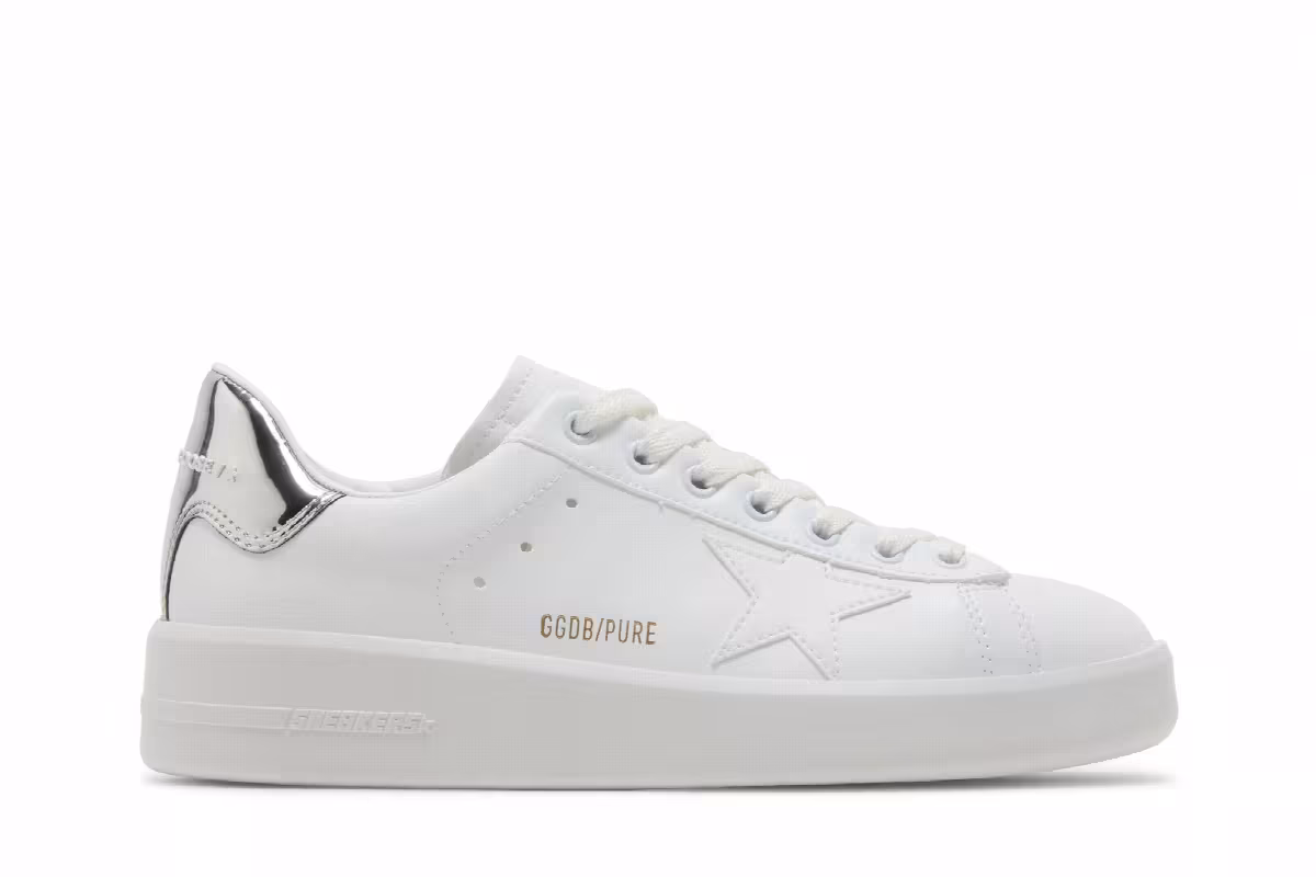 Golden Goose Women's Purestar White Mirror, view 2