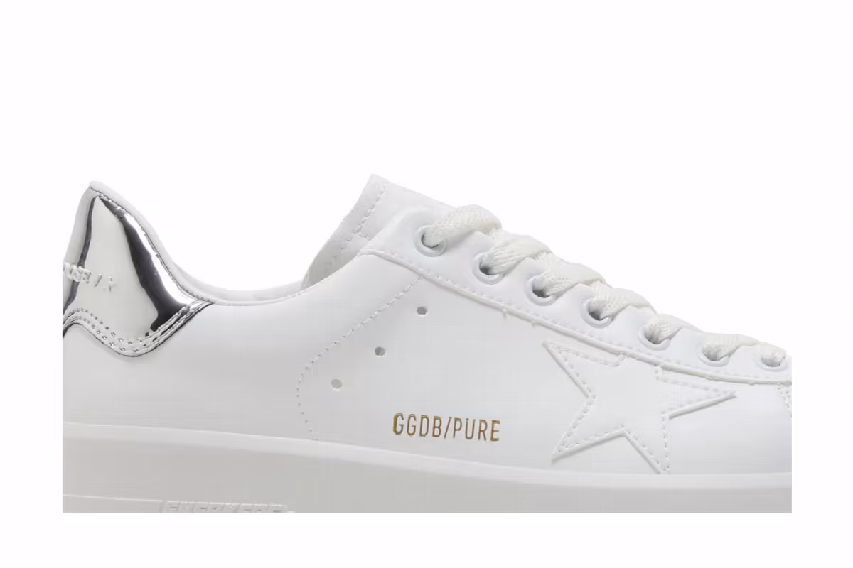Golden Goose Women's Purestar White Mirror, view 3