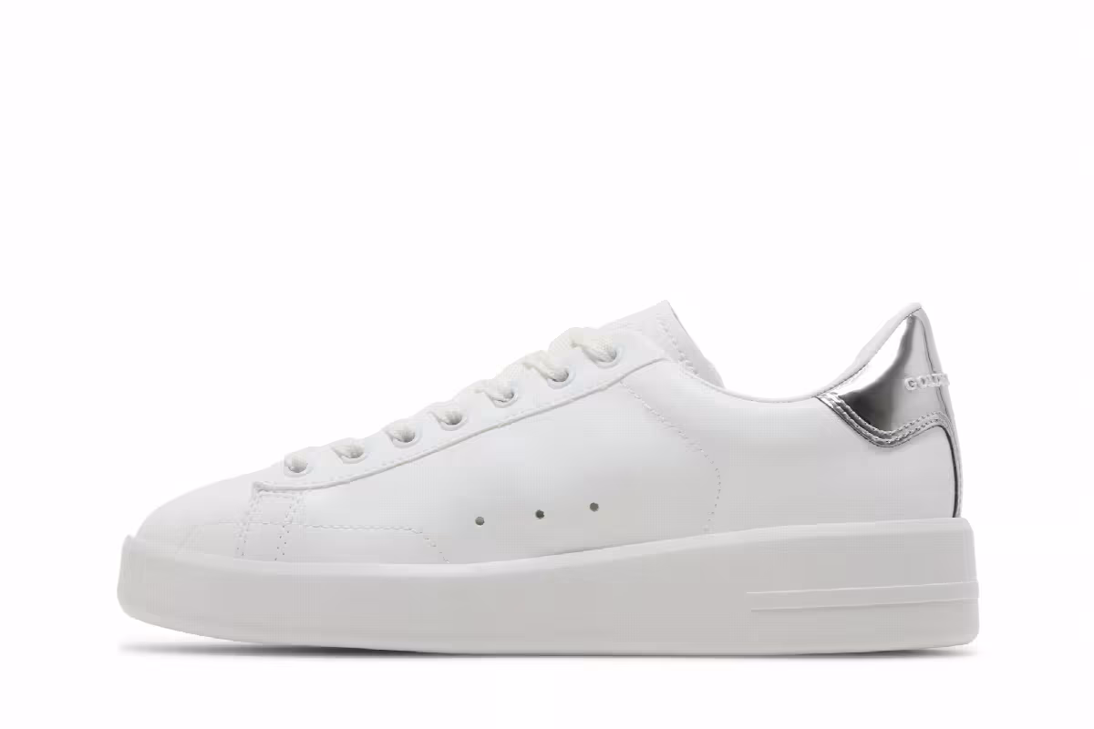 Golden Goose Women's Purestar White Mirror, view 4