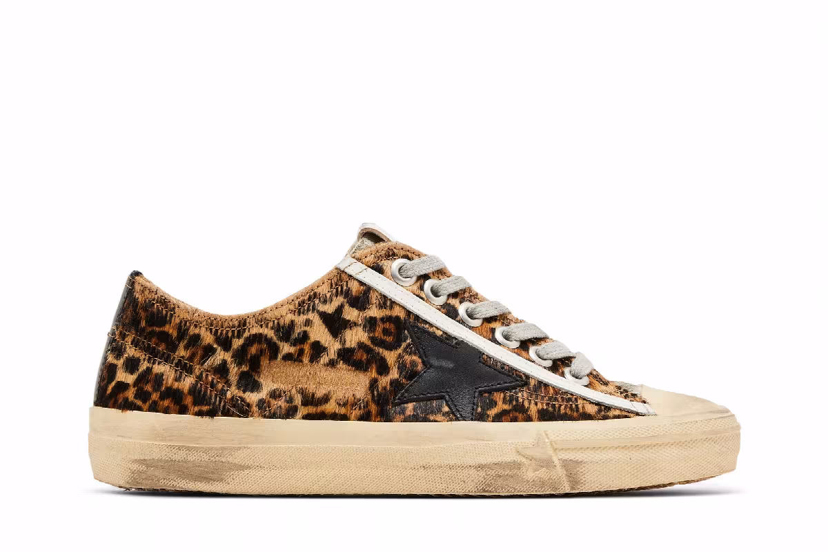 Golden Goose Women's V-Star Leopard, view 2