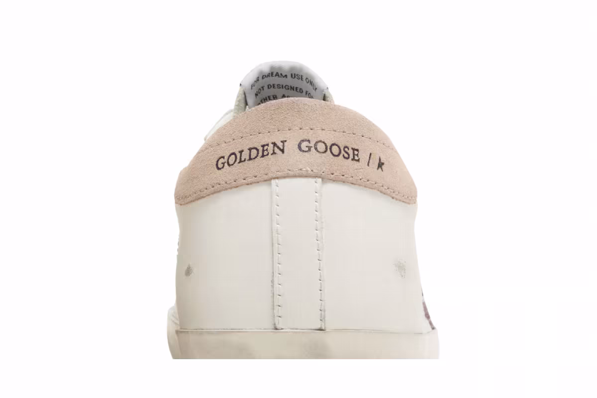 Golden Goose Women's Superstar White Antique Pink, view 8