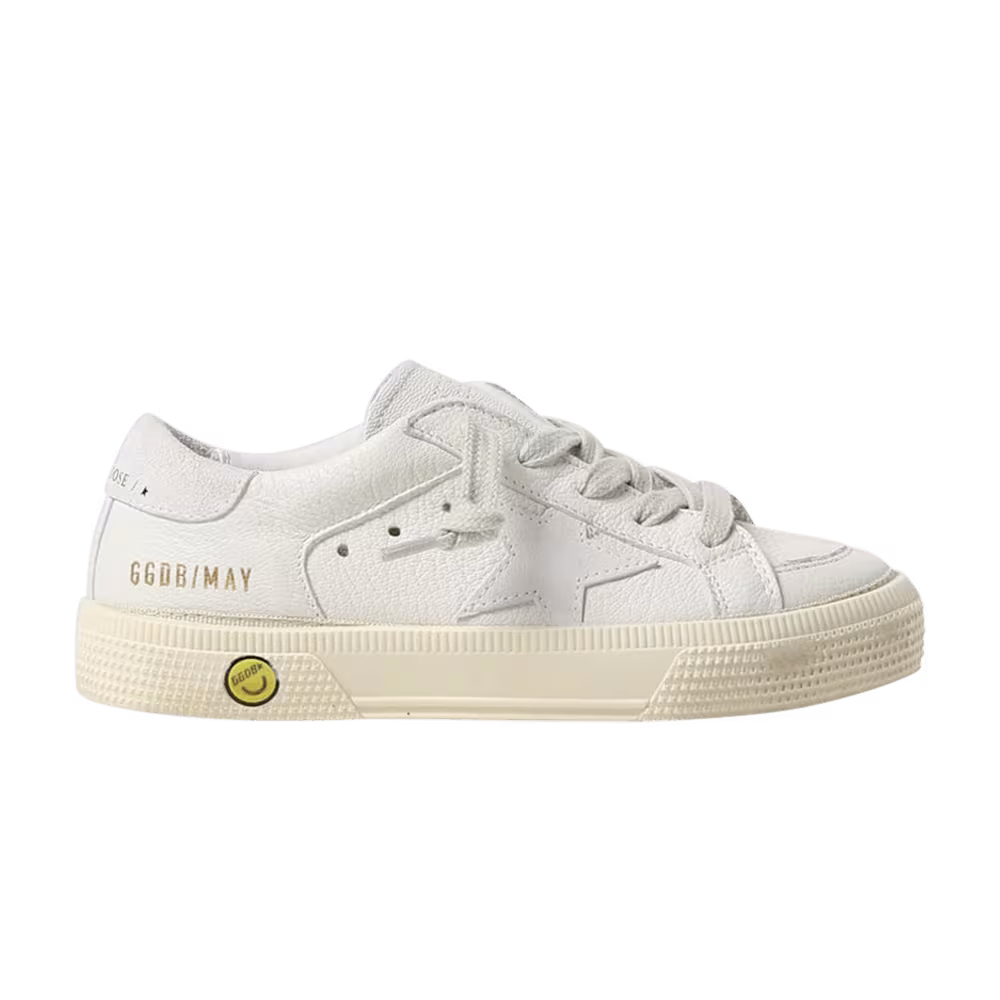 Golden Goose May Kids Optic White