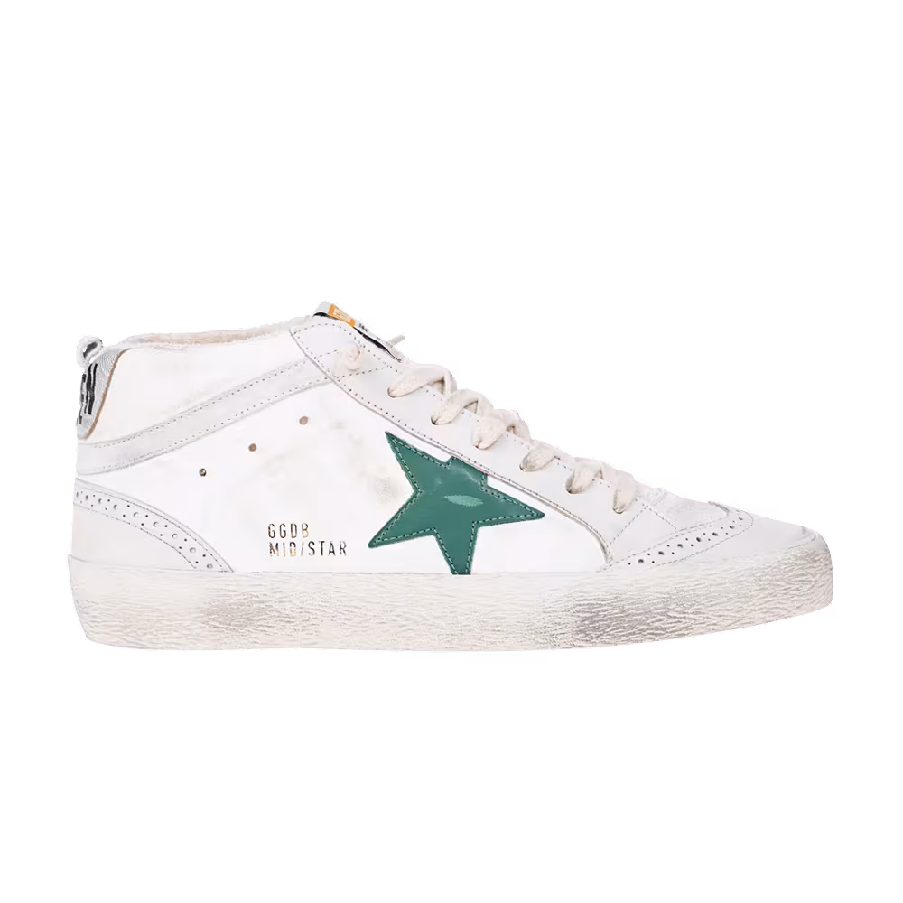 Golden Goose Women's Mid Star Cream Green