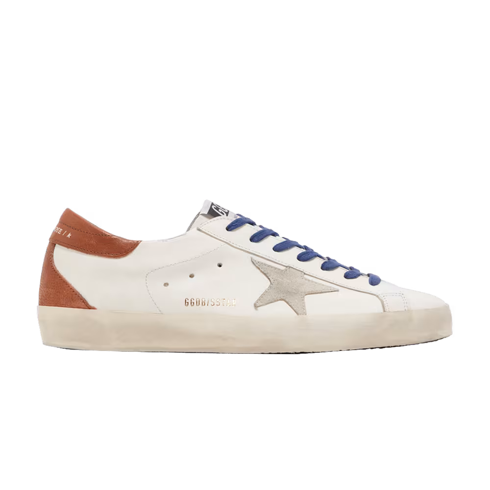 Golden Goose Superstar White Brown Blue