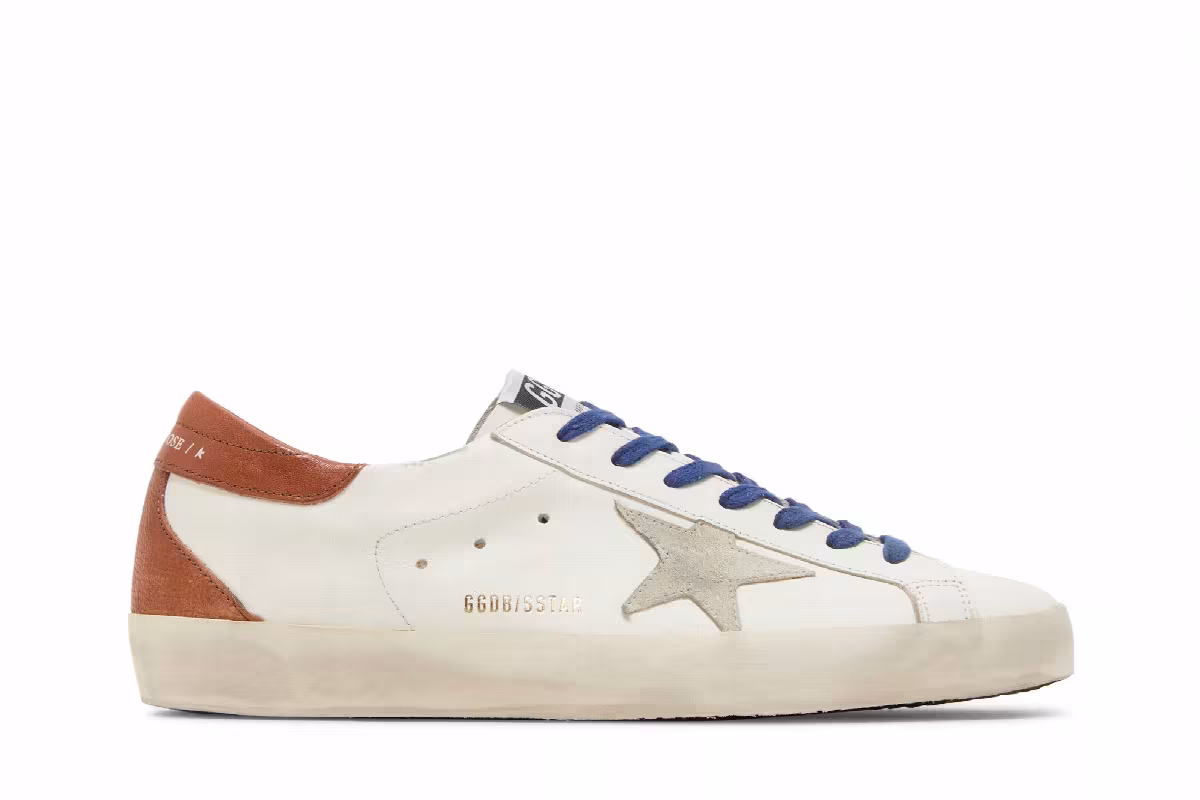 Golden Goose Superstar White Brown Blue, view 2