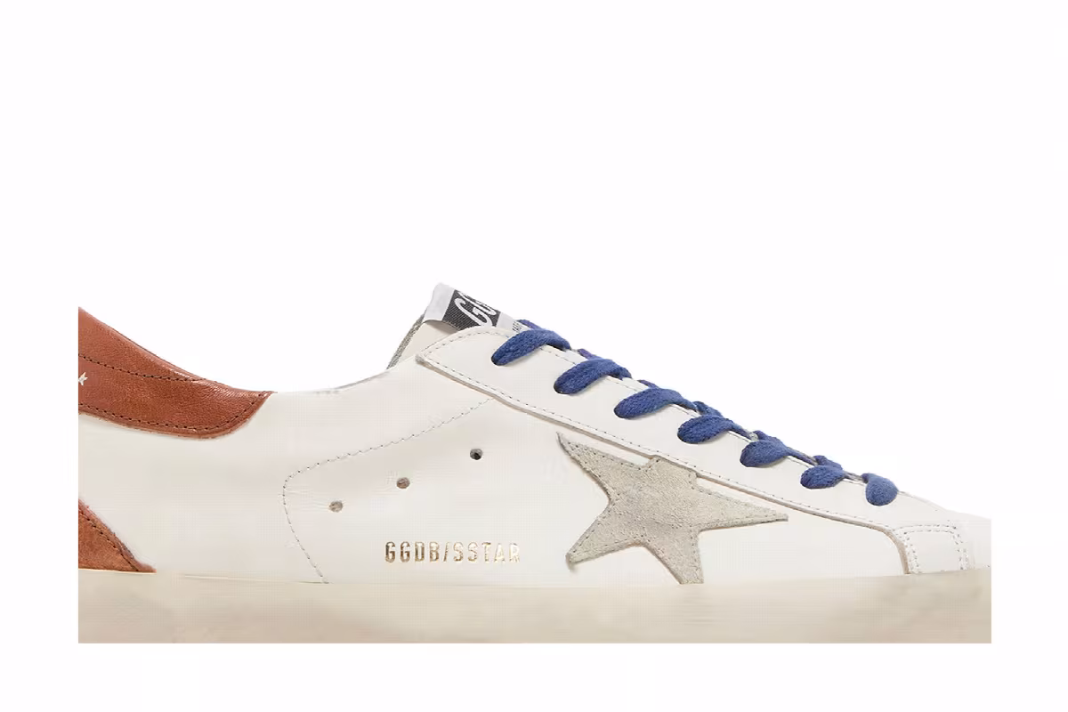 Golden Goose Superstar White Brown Blue, view 3