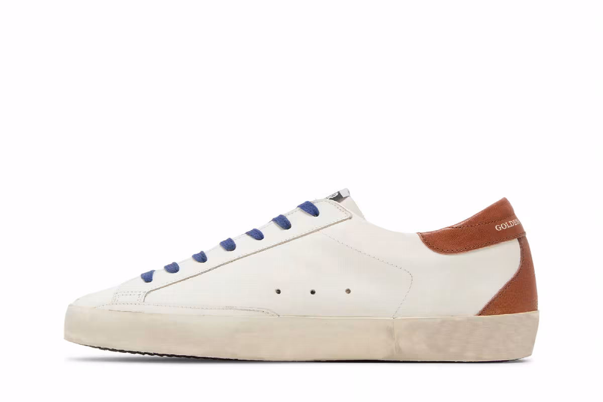 Golden Goose Superstar White Brown Blue, view 4