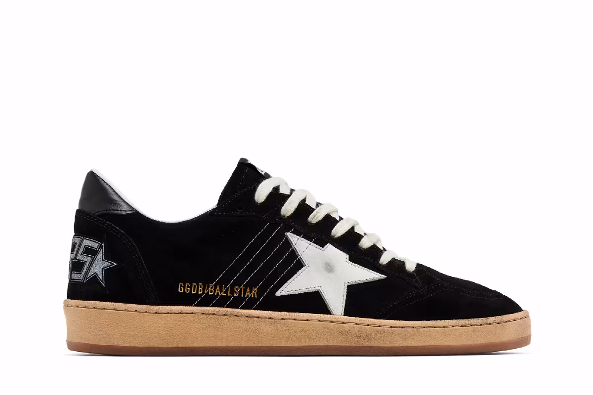 Golden Goose Ball Star Black White, view 2
