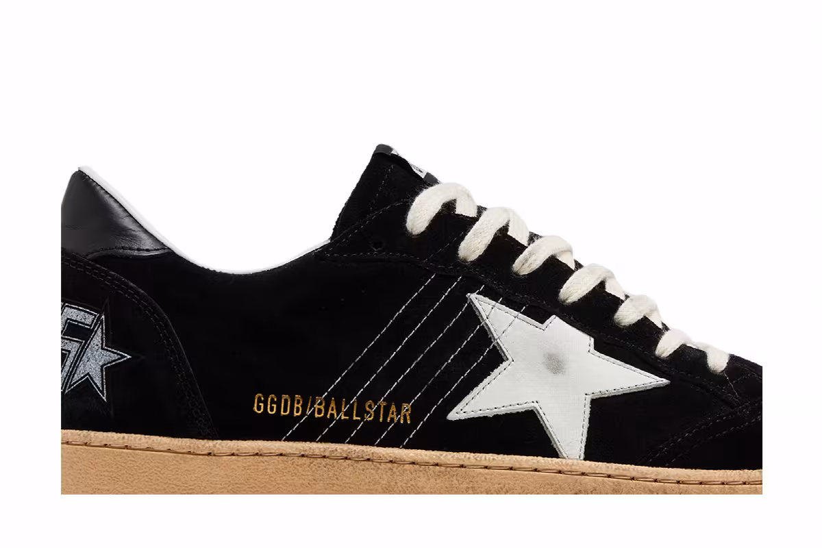 Golden Goose Ball Star Black White, view 3