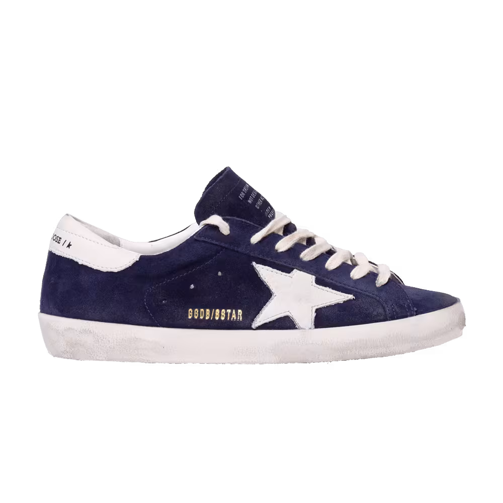 Golden Goose Superstar Blue White