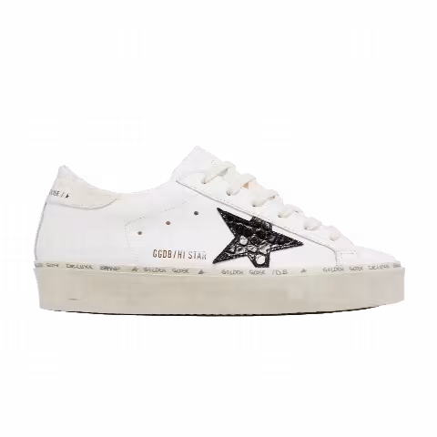 Golden Goose Wmns Hi Star 'White Black Crocodile'