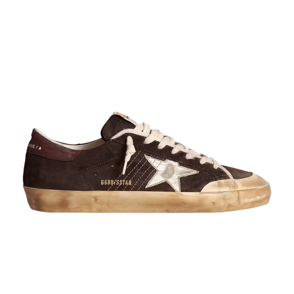 Golden Goose Superstar Coffee Brown Platinum