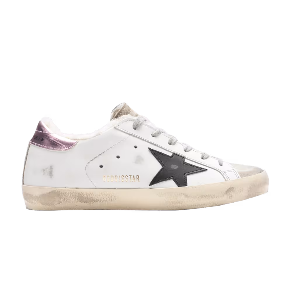 Golden Goose Women's Superstar White Black Pink