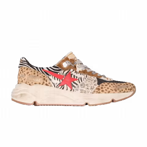 Golden Goose Running Sole 'Safari Print Multi'