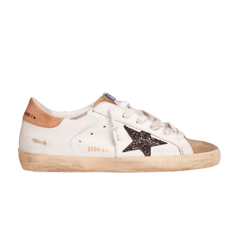 Golden Goose Women's Superstar White Black Rose