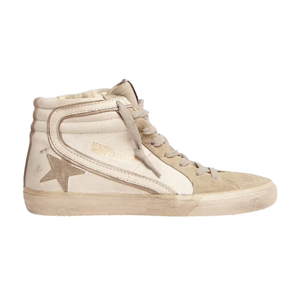 Golden Goose Women's Slide Sneaker White Ice Grey