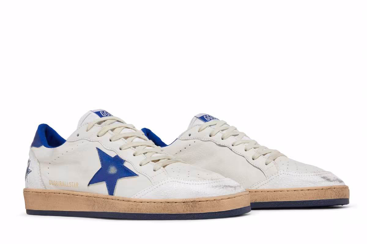 Golden Goose Ball Star White Blue, view 9
