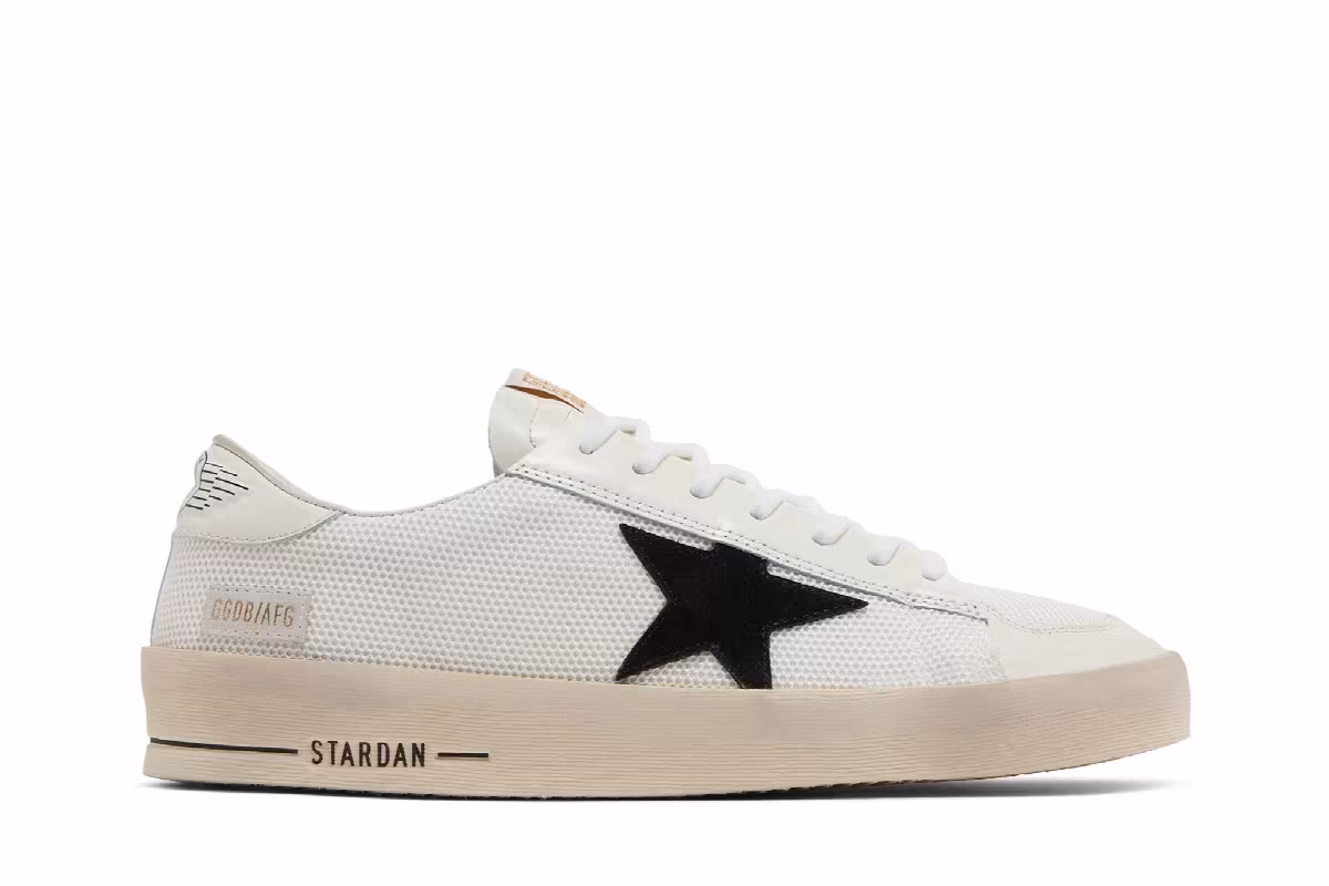 Golden Goose Stardan White Black, view 2