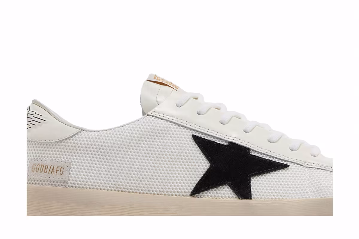 Golden Goose Stardan White Black, view 3