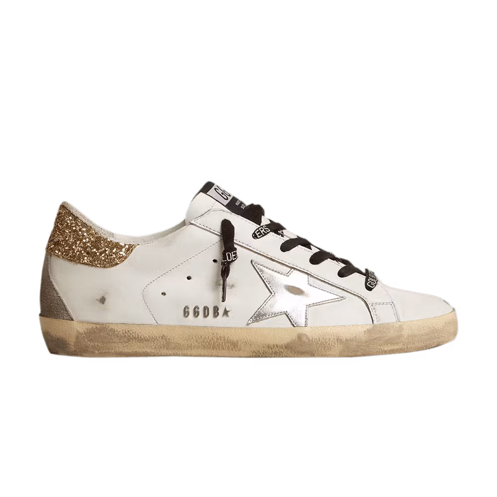 Golden Goose Women's Superstar Light Gold Glitter