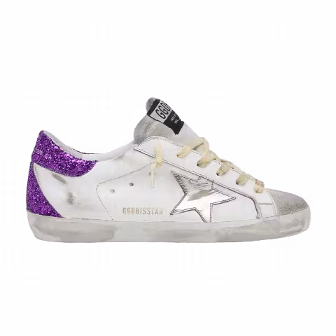 Golden Goose Wmns Superstar 'Glitter - White Purple'